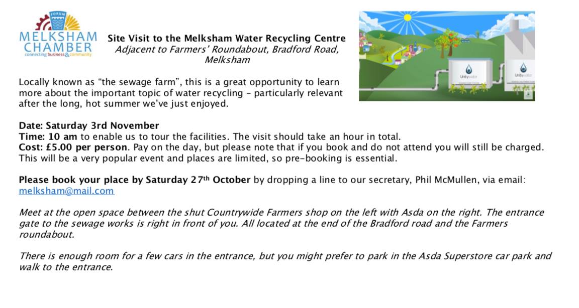 Melksham Sewage Farm Visit